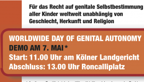 Aufruf Druckversion Worldwide Day of Genital Autonomy